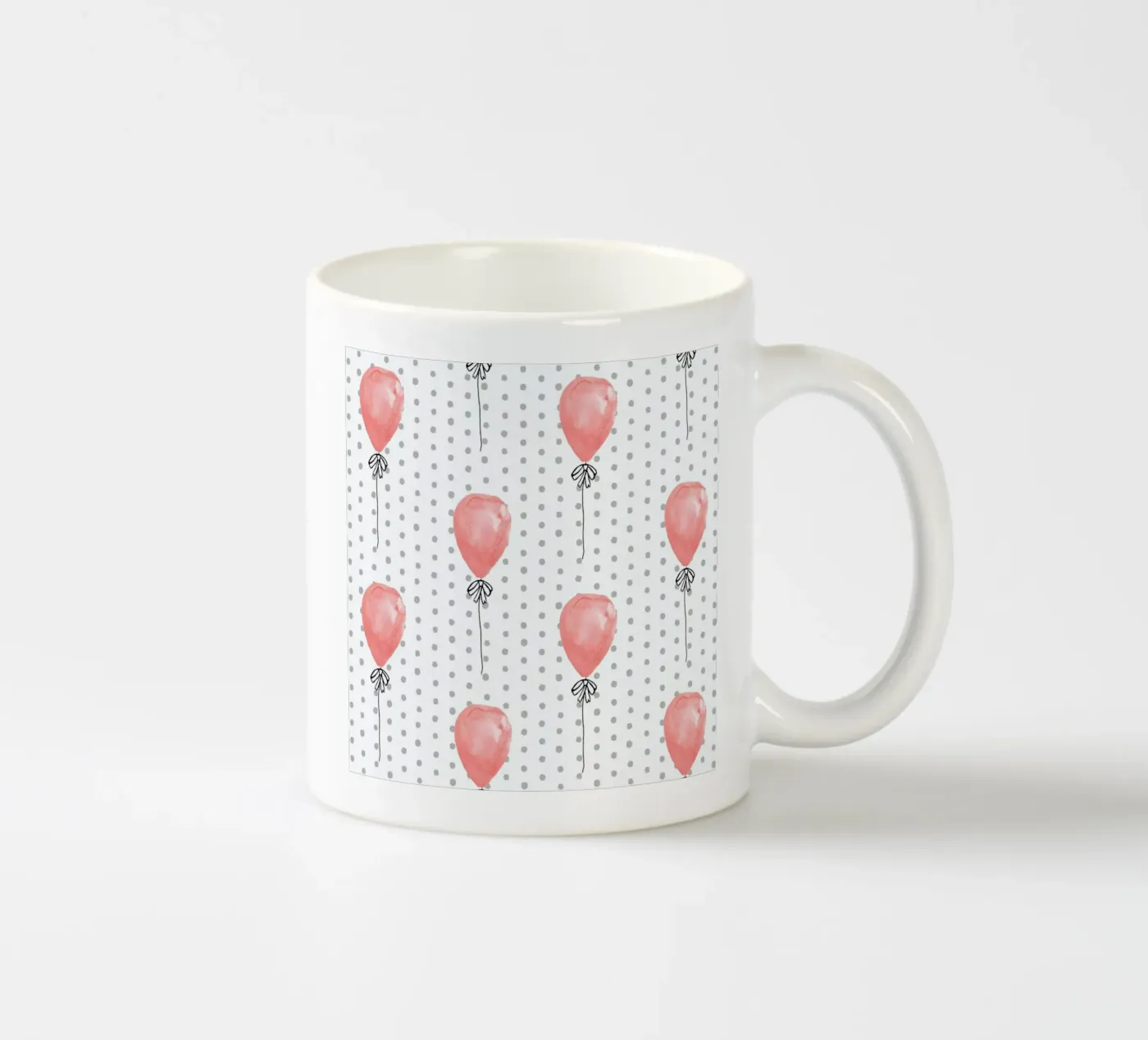 Balloons ceramic mug by Charlotte Winter