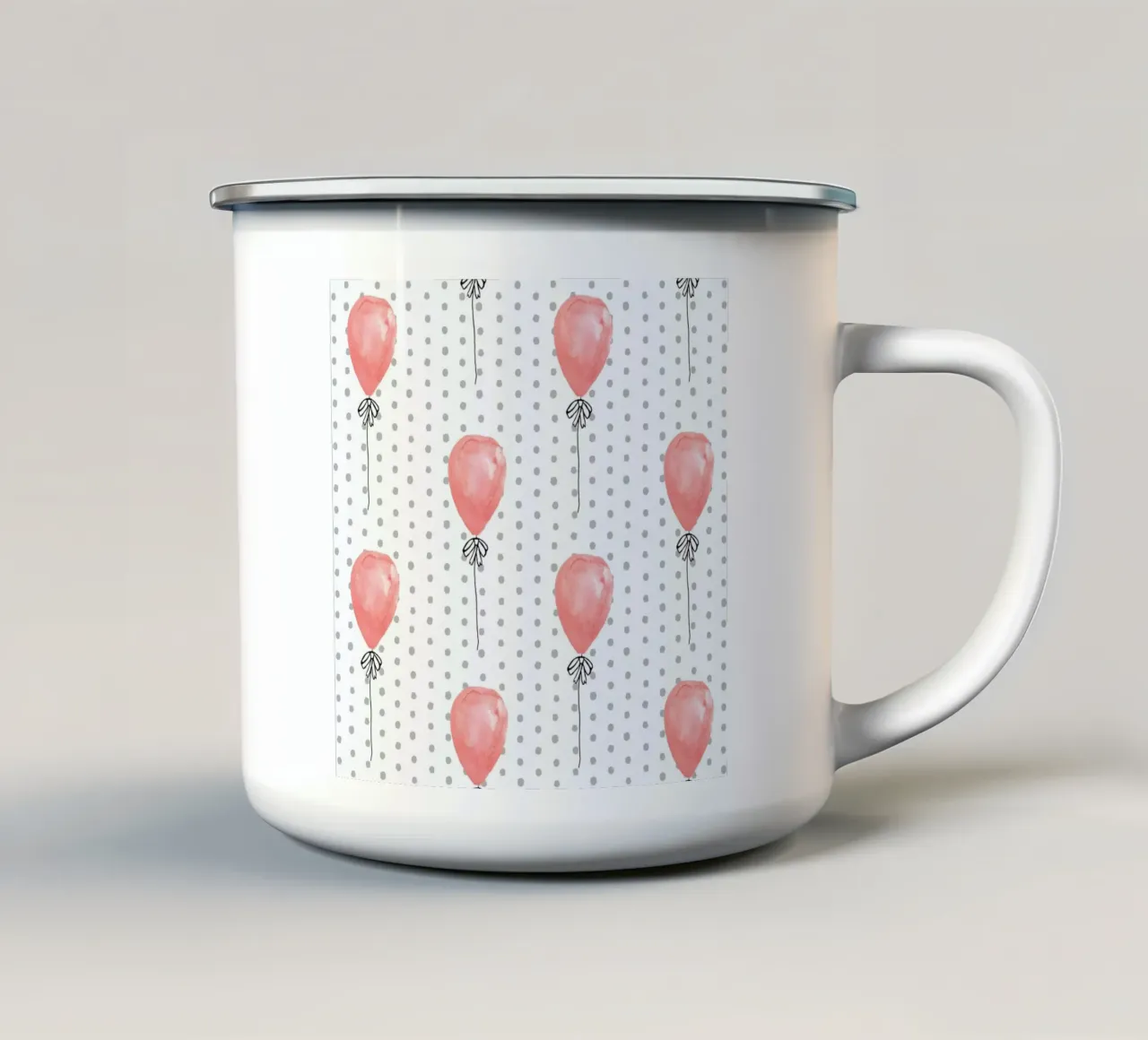 Balloons tazza in smalto da Charlotte Winter