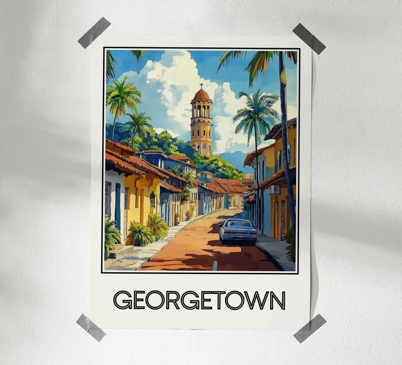 Georgetown poster da Frame the World