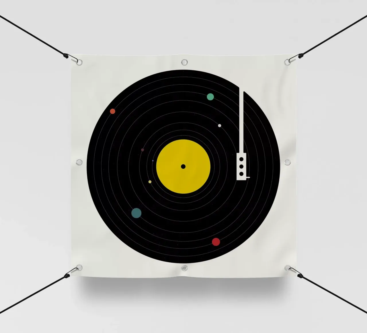 Music Everywhere PVC Plane von Florent Bodart