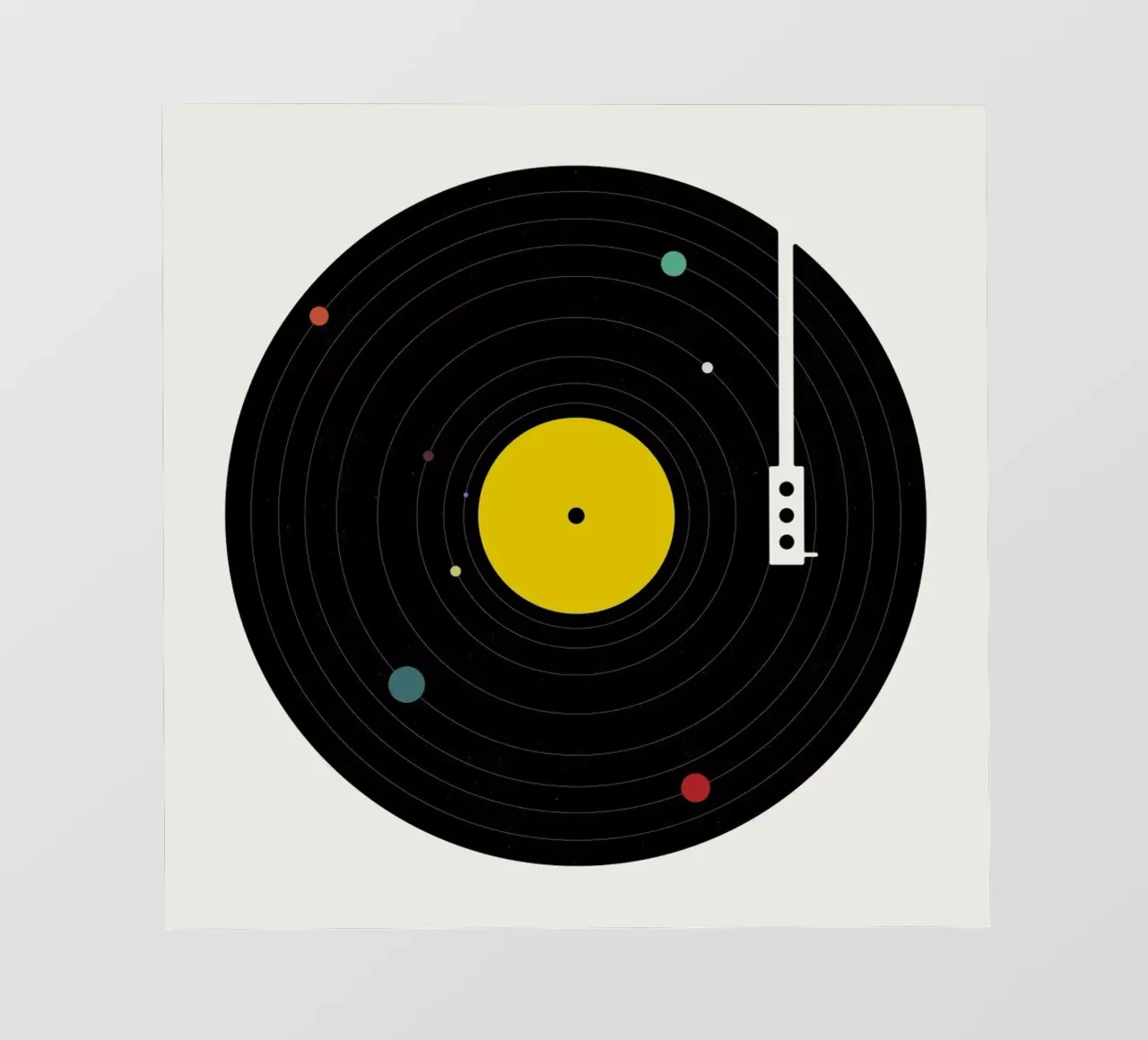 Music Everywhere PVC Plane von Florent Bodart