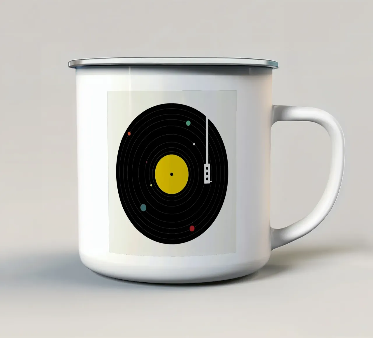 Music Everywhere tazza in smalto da Florent Bodart