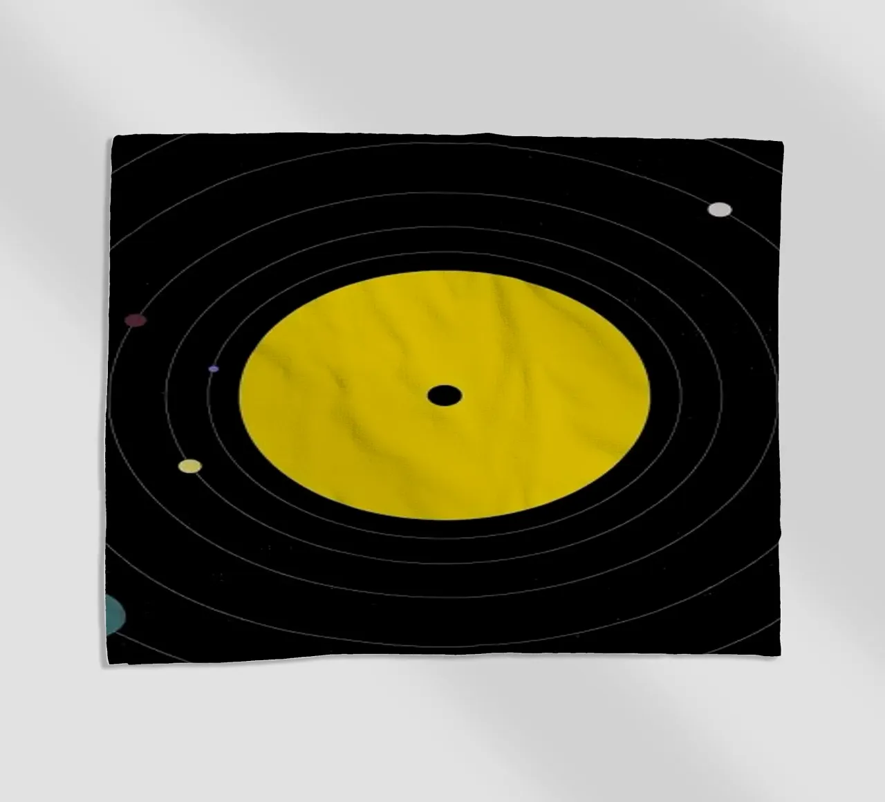 Music Everywhere beach towel by Florent Bodart