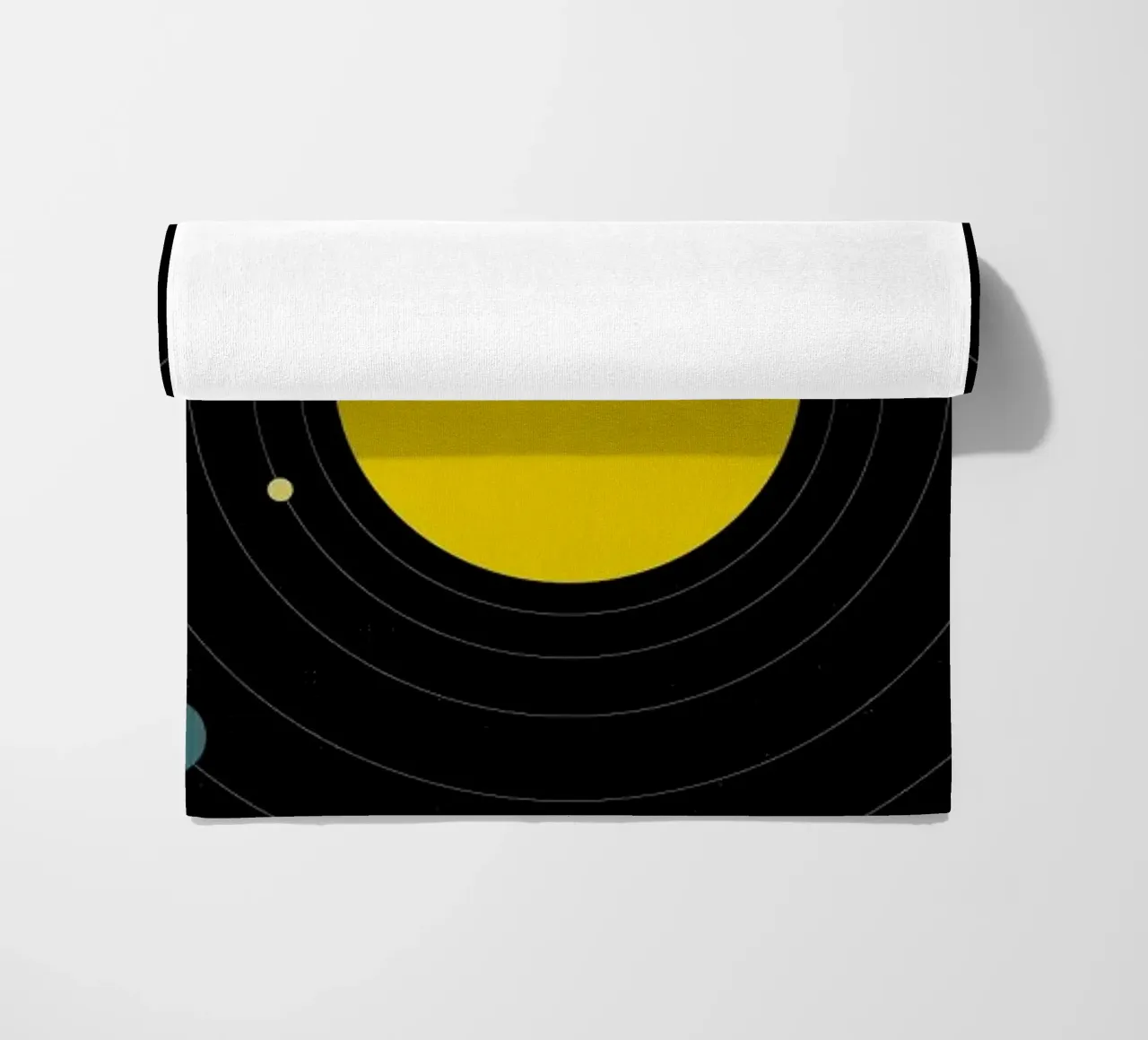 Music Everywhere beach towel by Florent Bodart