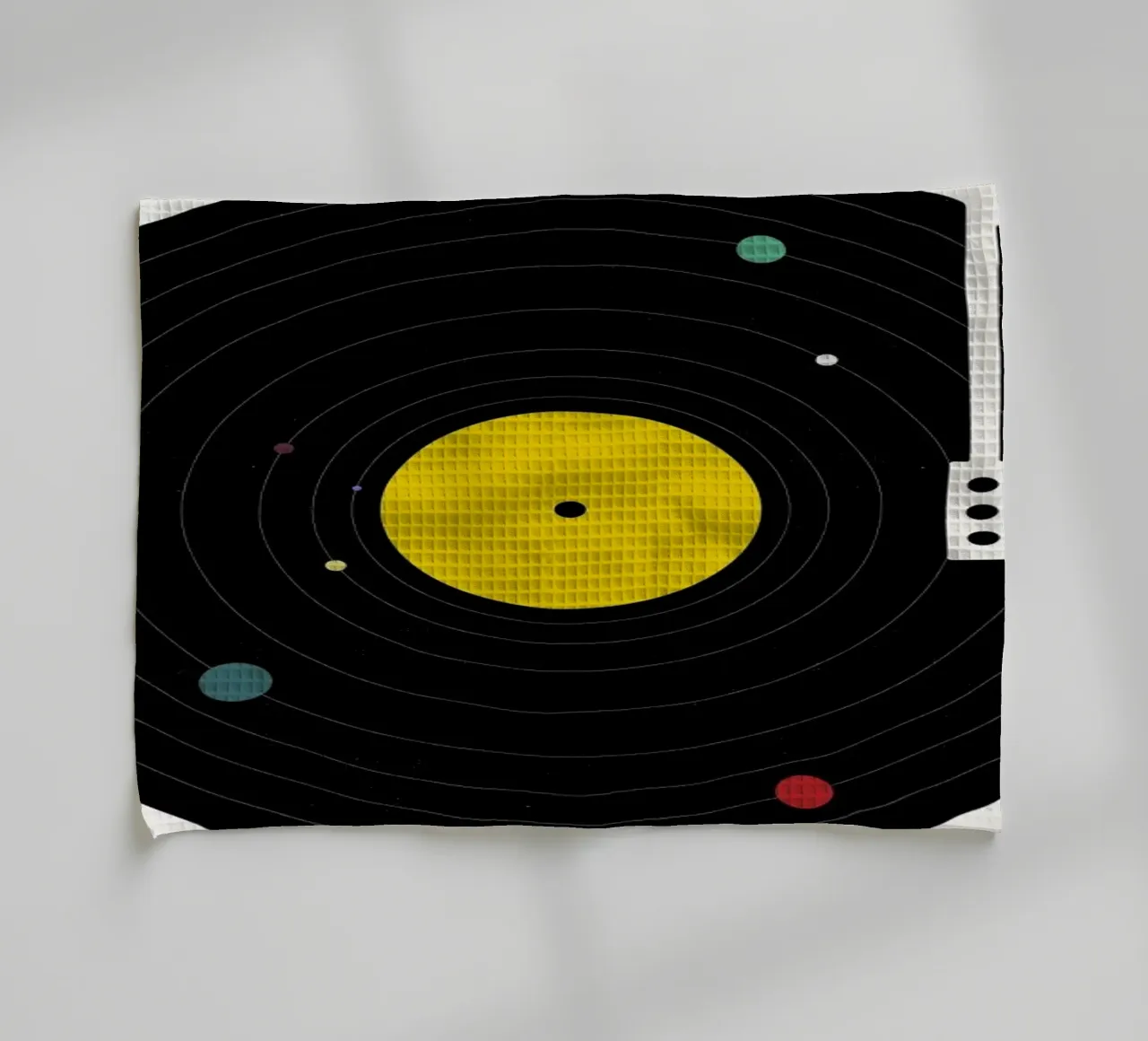 Music Everywhere tea towel by Florent Bodart