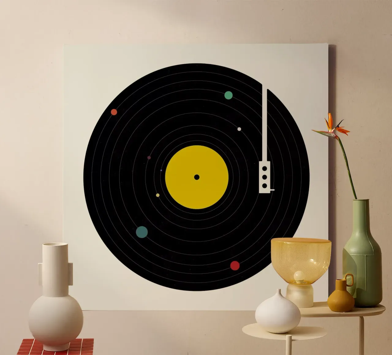 Music Everywhere canvas by Florent Bodart