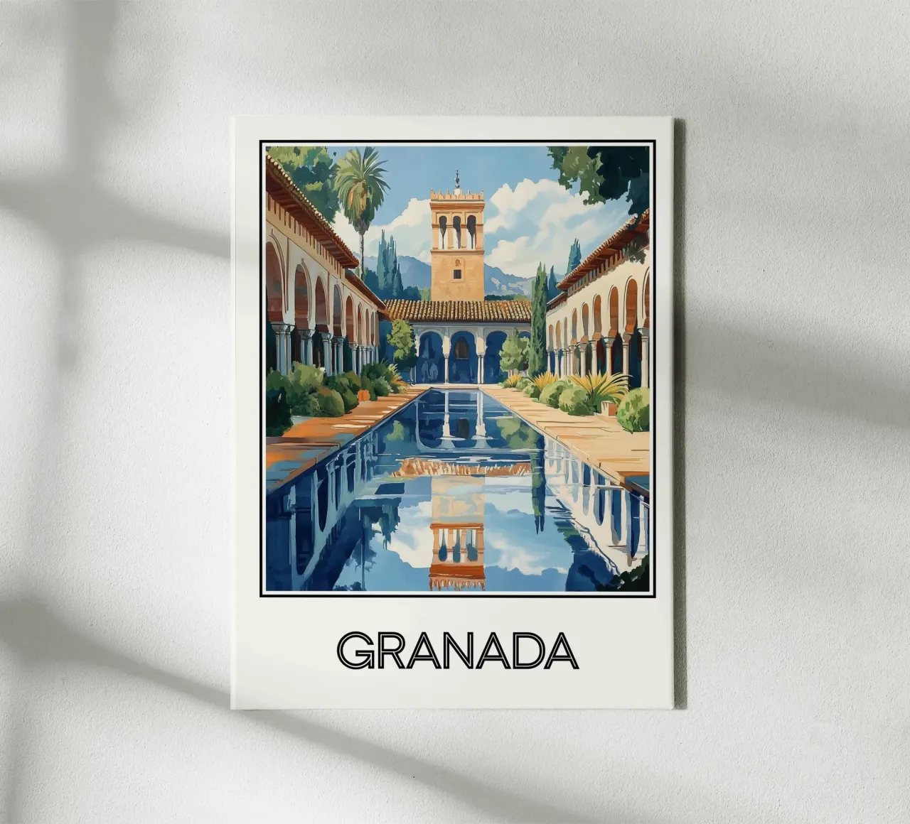 Granata tela con Cornice a cassetta da Frame the World