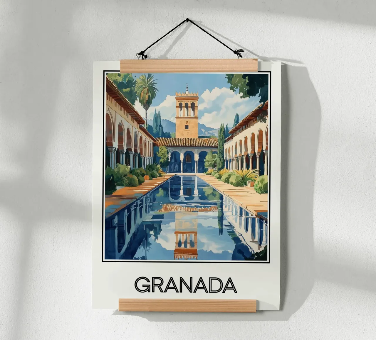 Granata poster con telaio in plastica da Frame the World