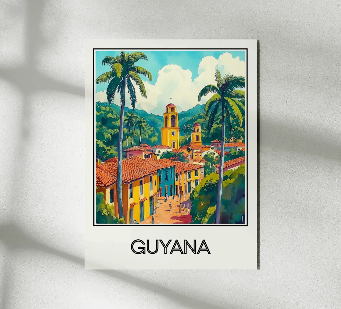 Affiche Guyane pannello forex da Frame the World