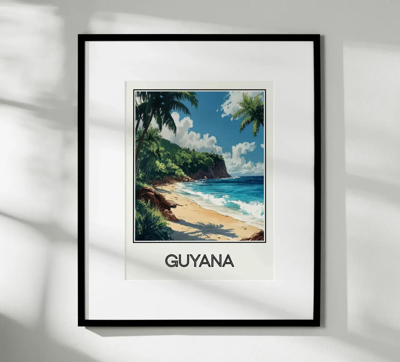 Affiche Guyane poster da Frame the World