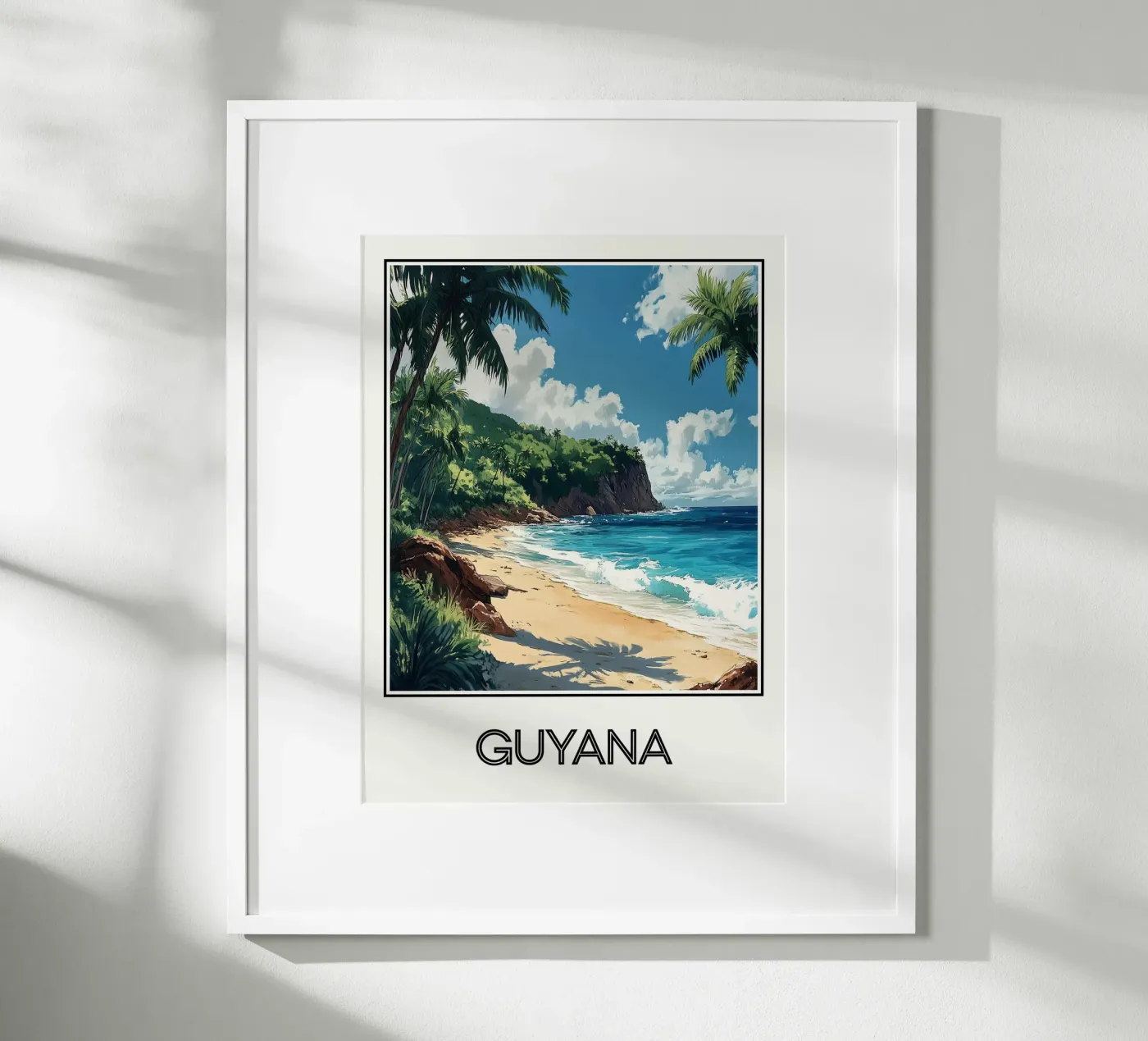 Affiche Guyane poster by Frame the World