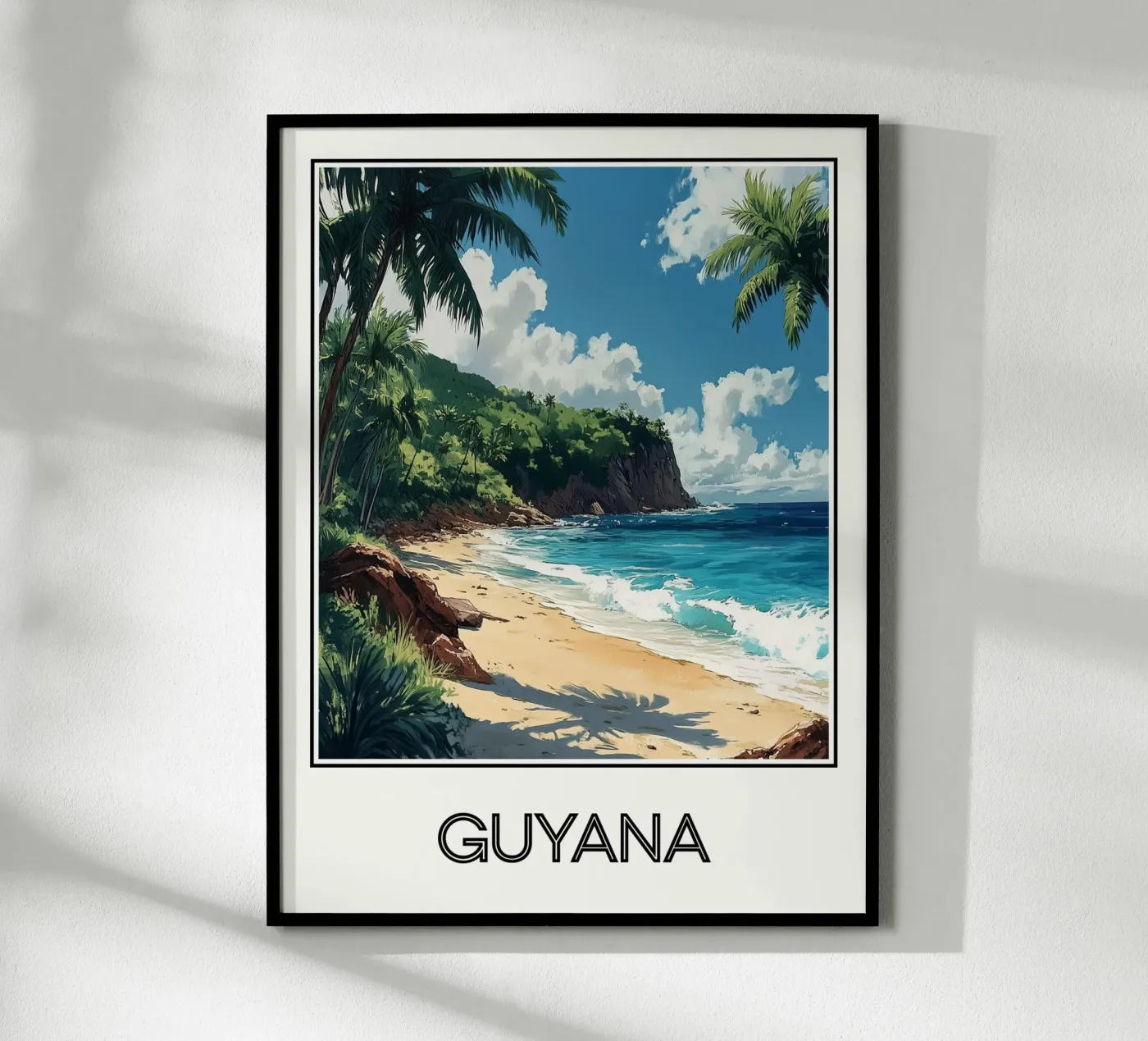 Affiche Guyane poster by Frame the World