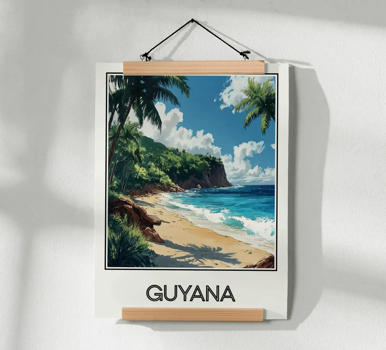 Affiche Guyane poster da Frame the World