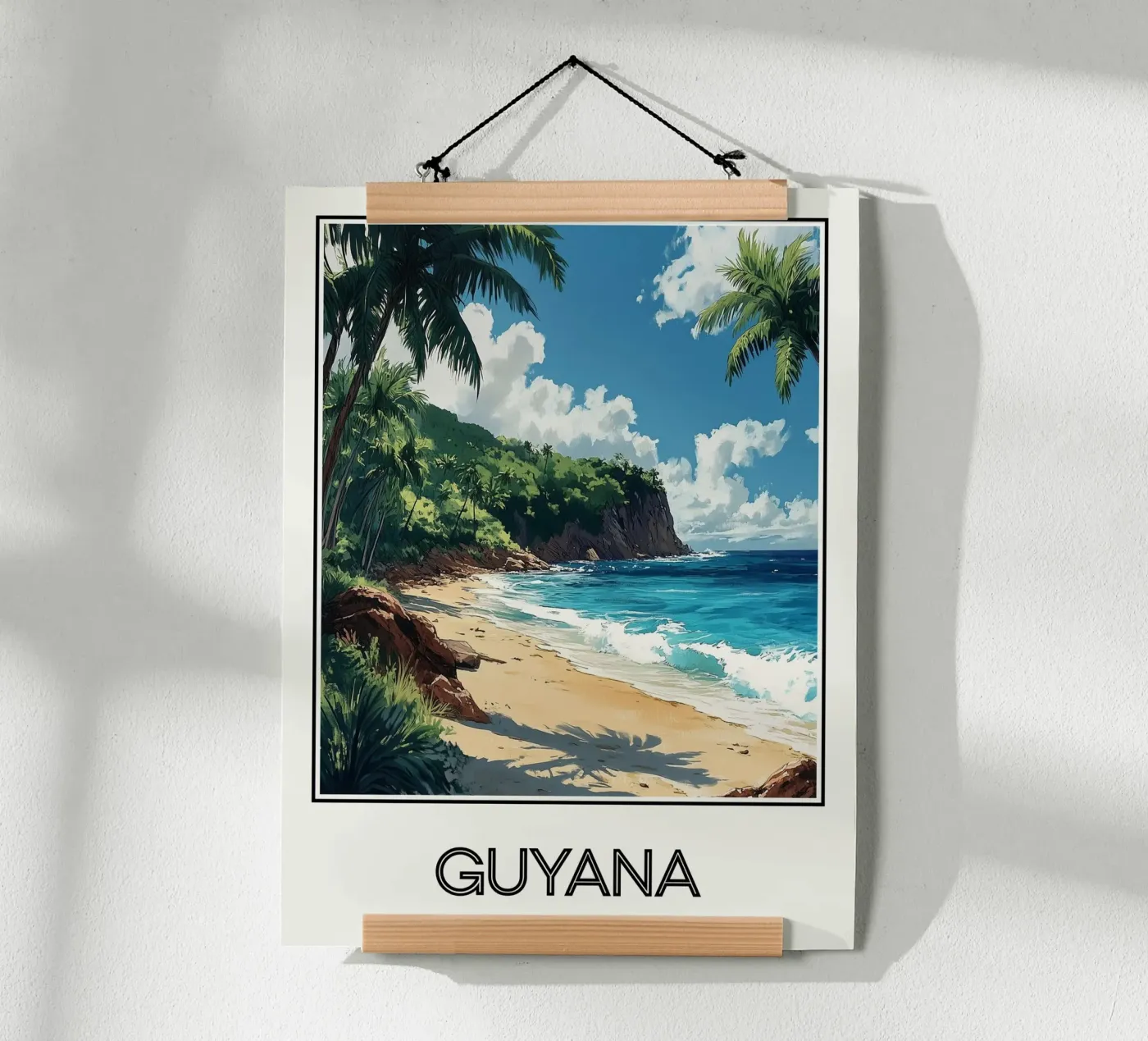Affiche Guyane poster by Frame the World
