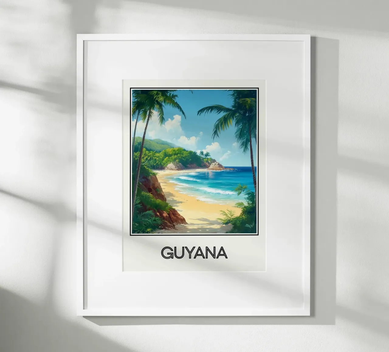 Affiche Guyane poster da Frame the World