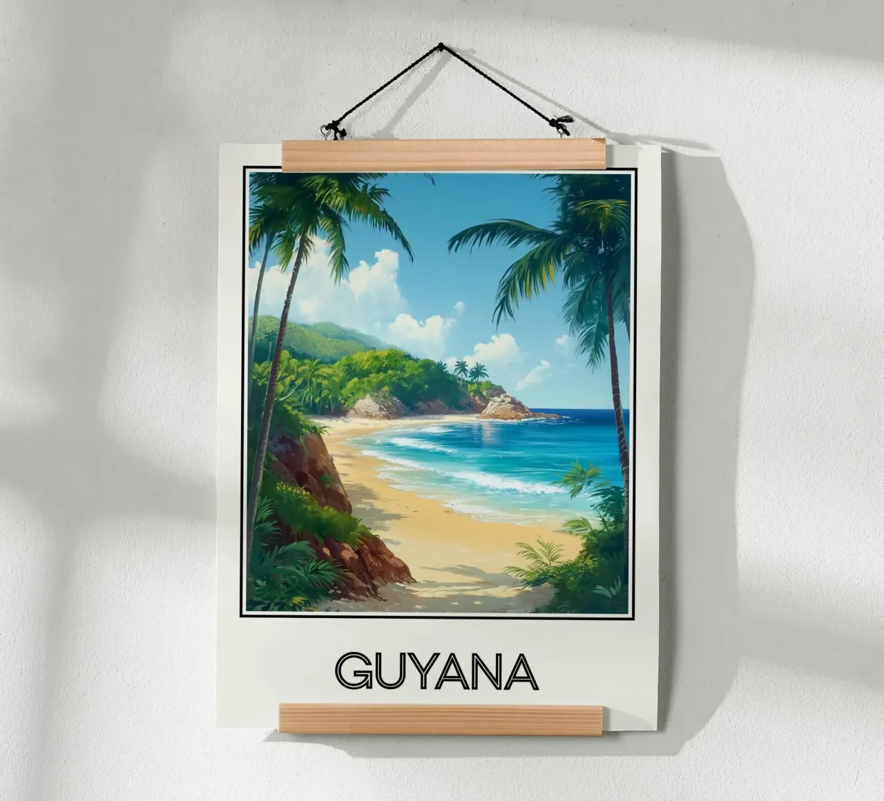 Affiche Guyane poster da Frame the World