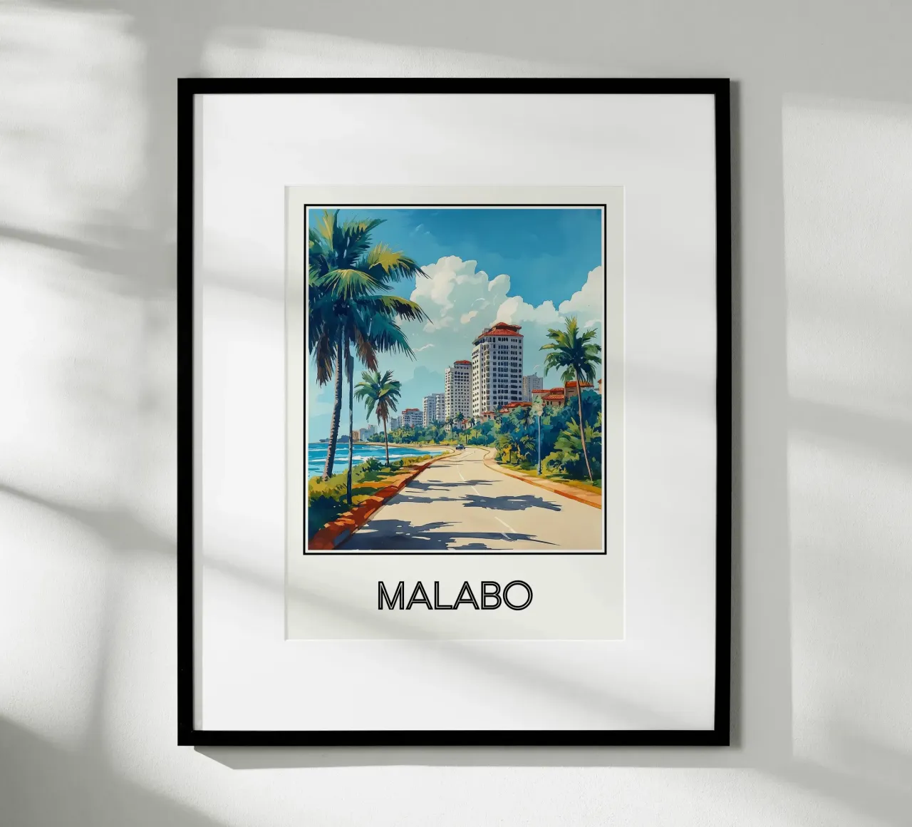 Malabo poster da Frame the World