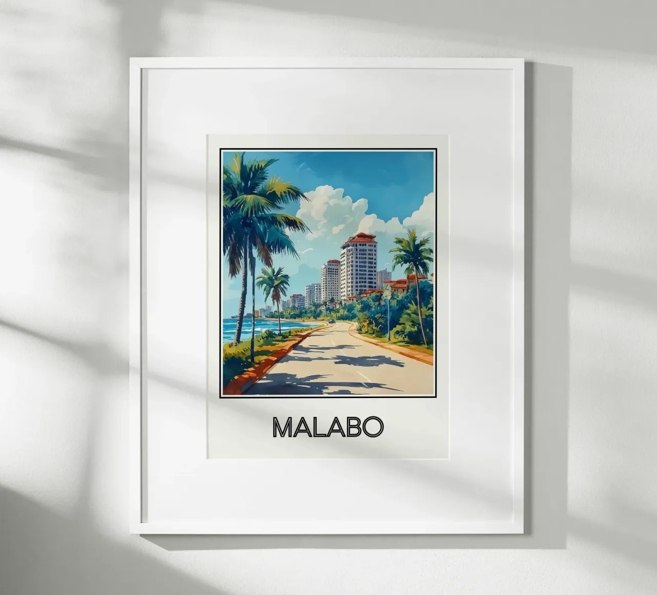 Malabo poster da Frame the World