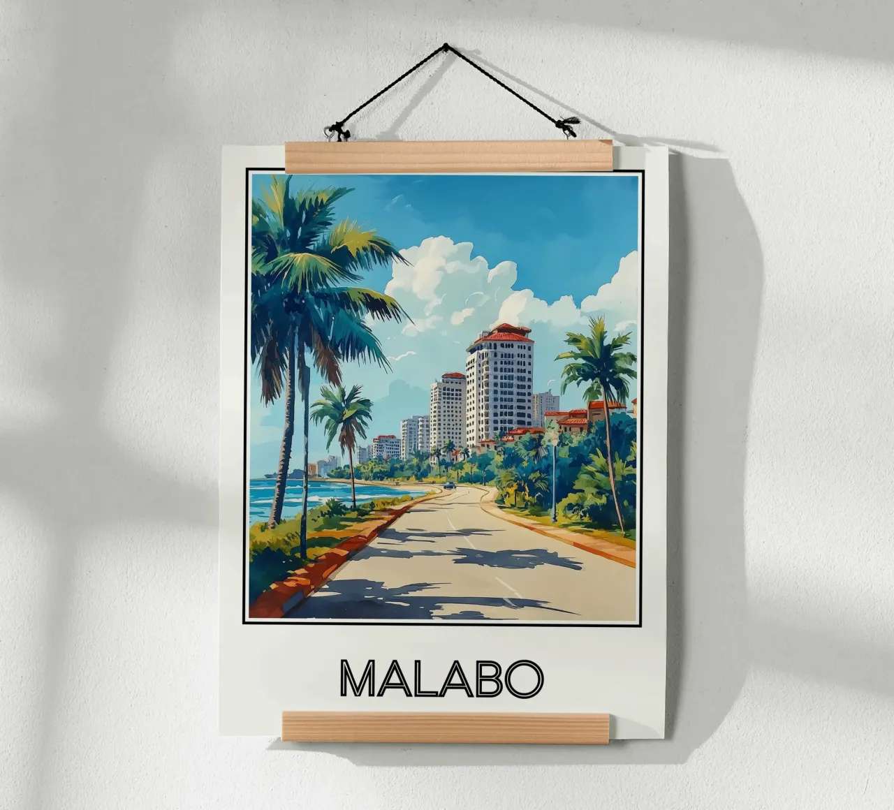 Malabo poster da Frame the World