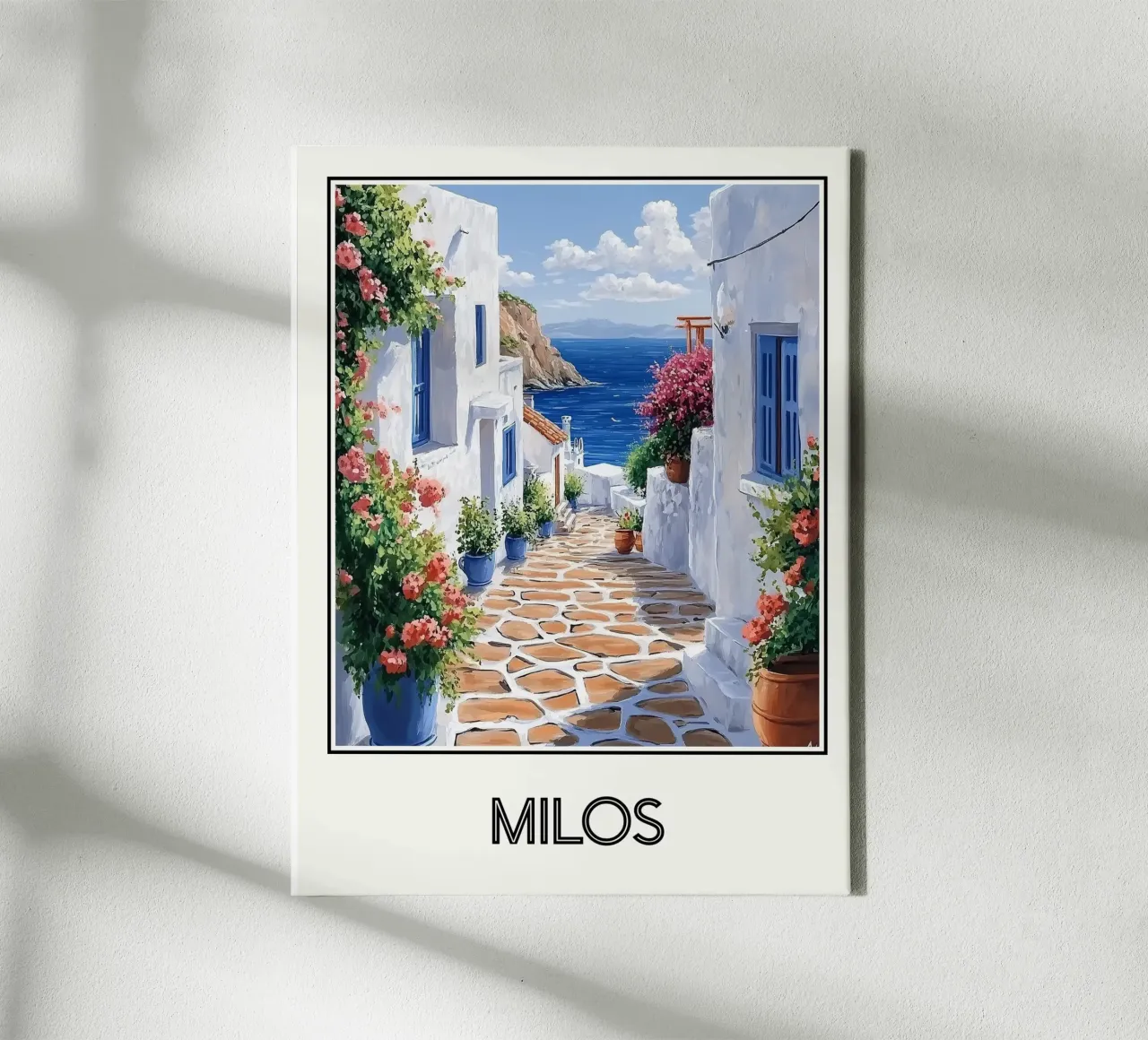 Milos tela con Cornice a cassetta da Frame the World