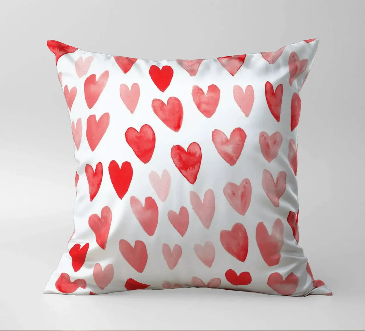 Valentines Hearts Kissen von Charlotte Winter