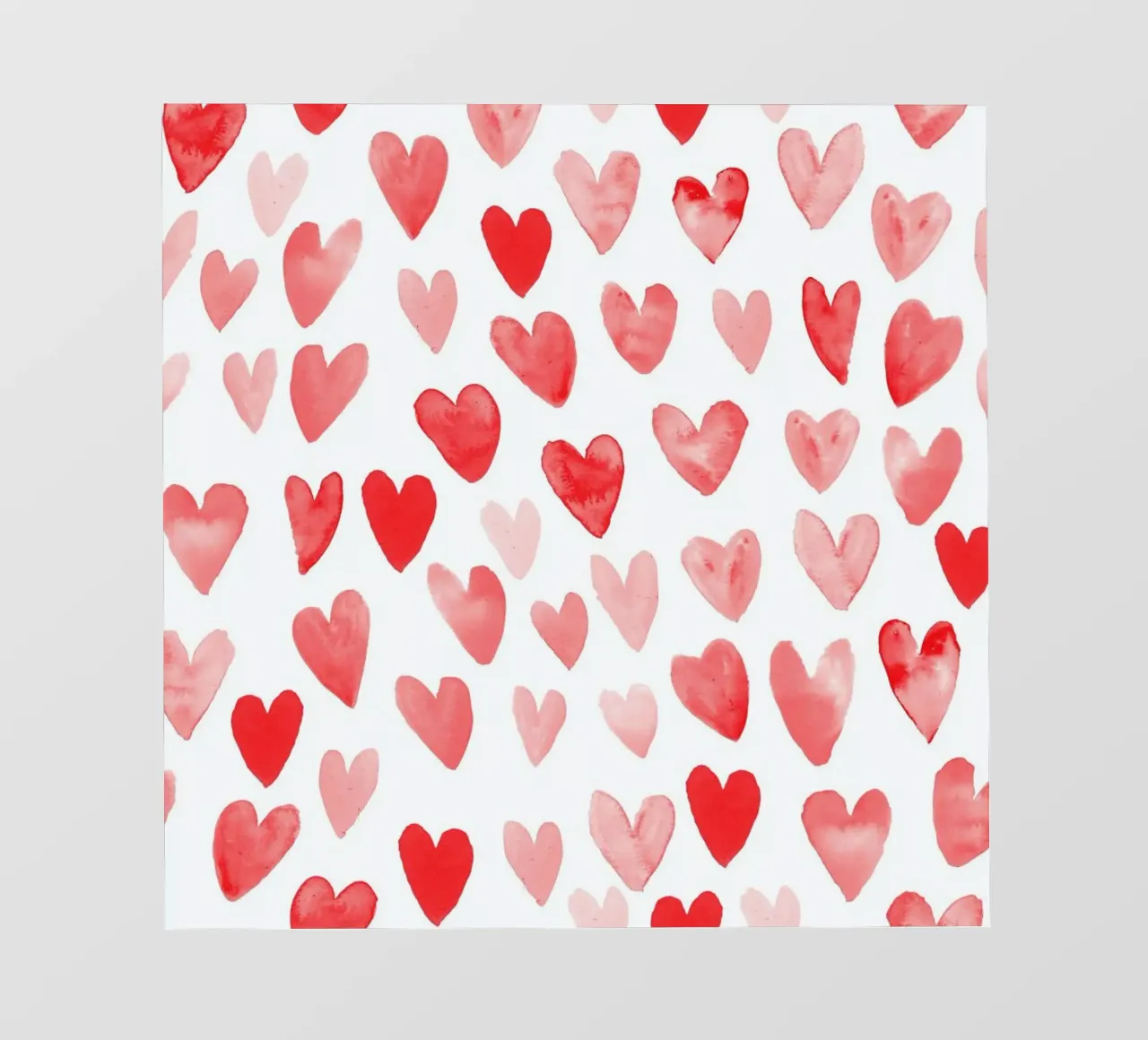Valentines Hearts pvc cover by Charlotte Winter