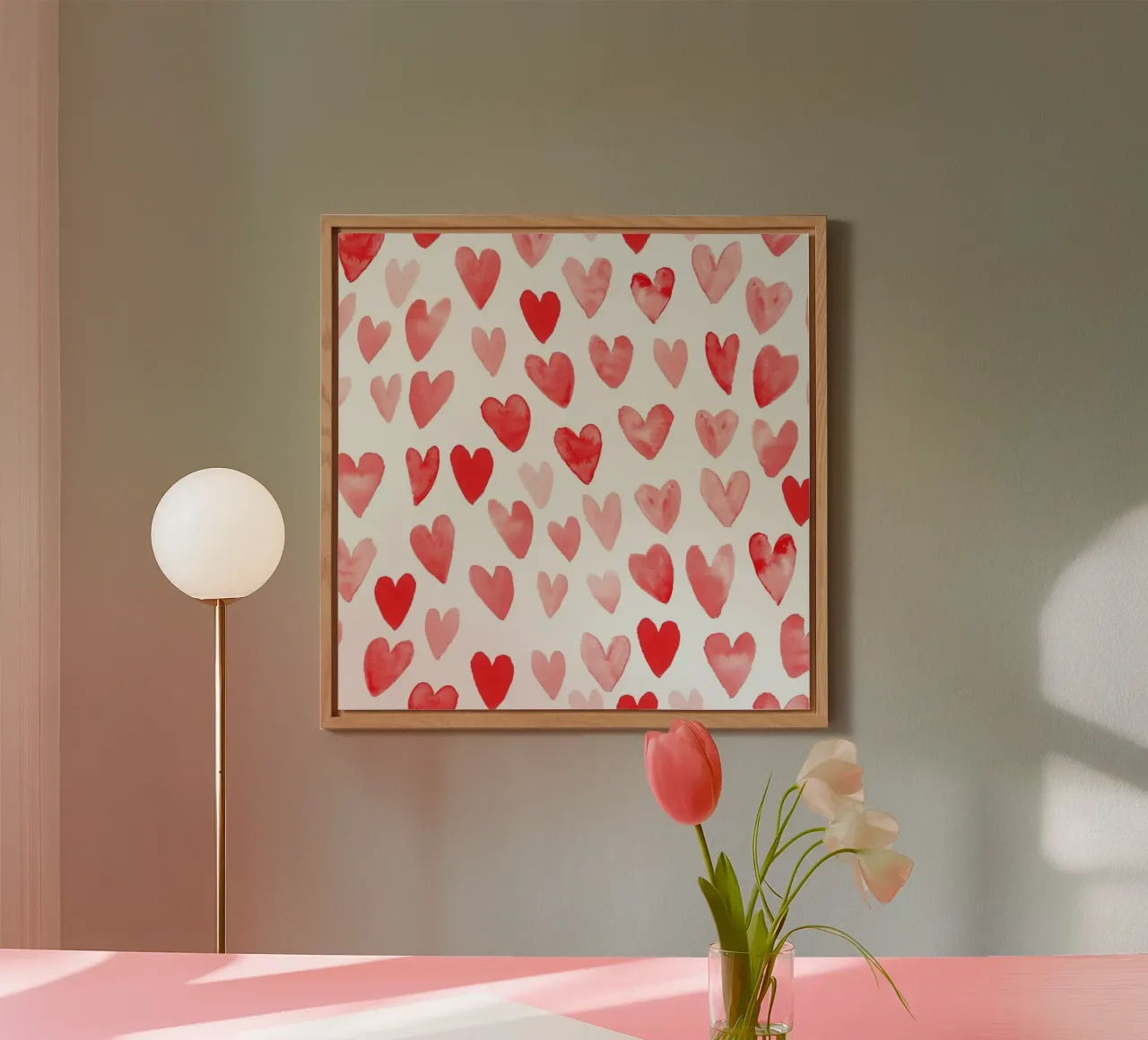 Valentines Hearts forex plate by Charlotte Winter