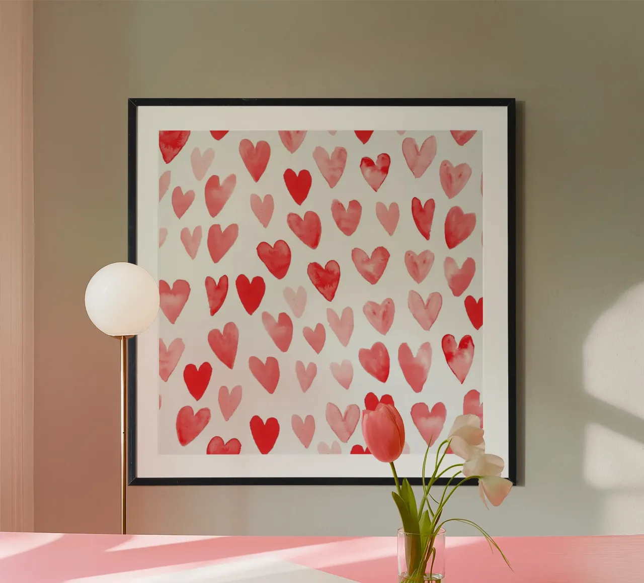 Valentines Hearts hahnemühle by Charlotte Winter