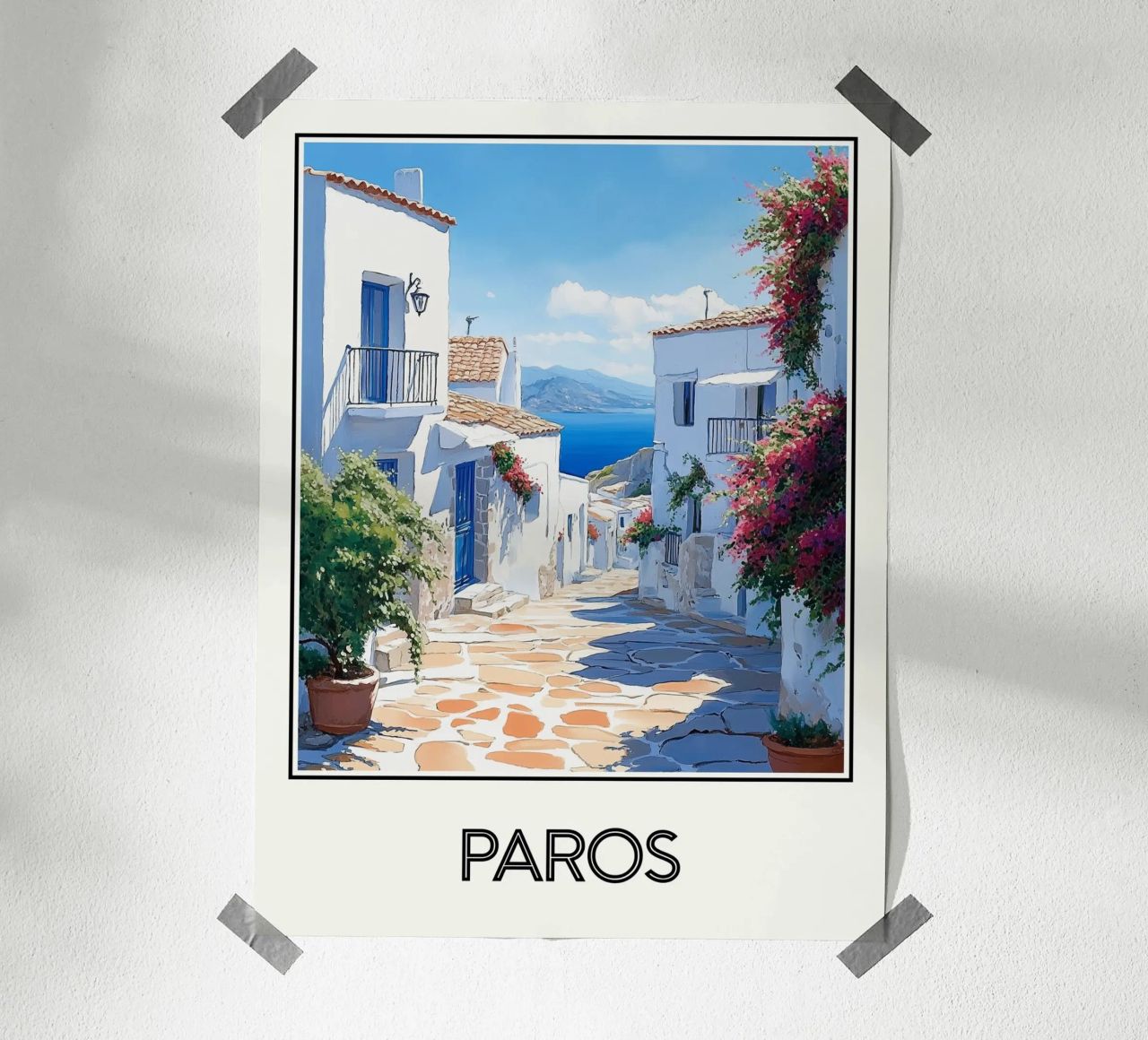 Paros Poster von Frame the World
