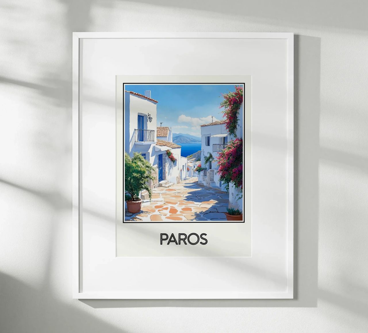 Paros Poster von Frame the World