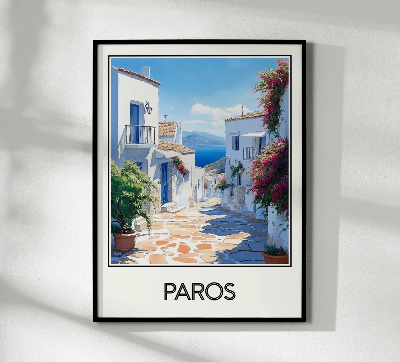 Paros Poster von Frame the World