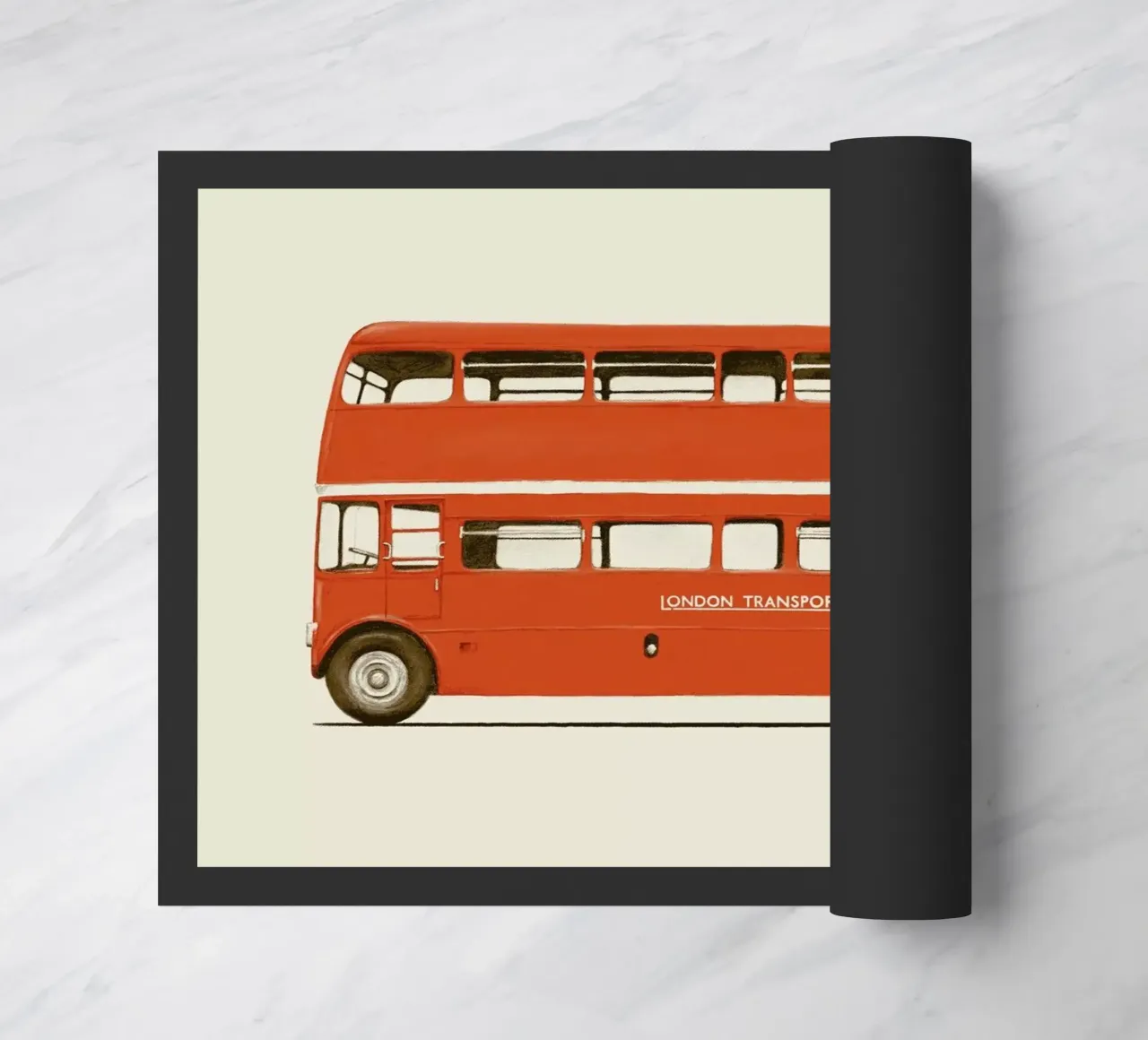 Red London Bus zerbino da Florent Bodart