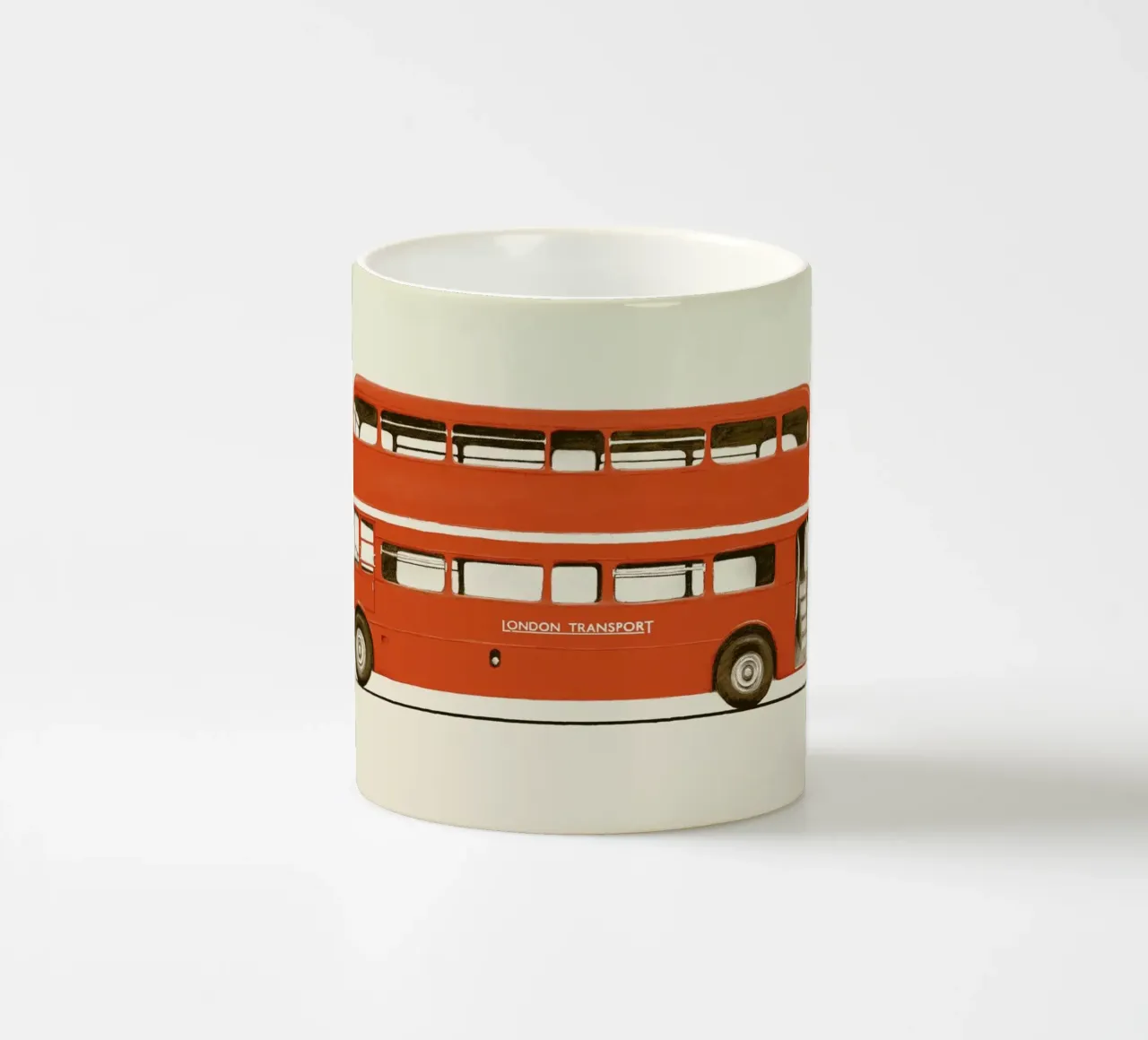 Red London Bus tazza in ceramica da Florent Bodart