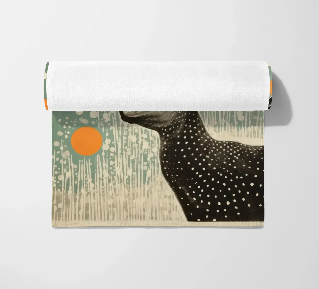 Alce Verde 3 telo mare da Minimal Animal Art