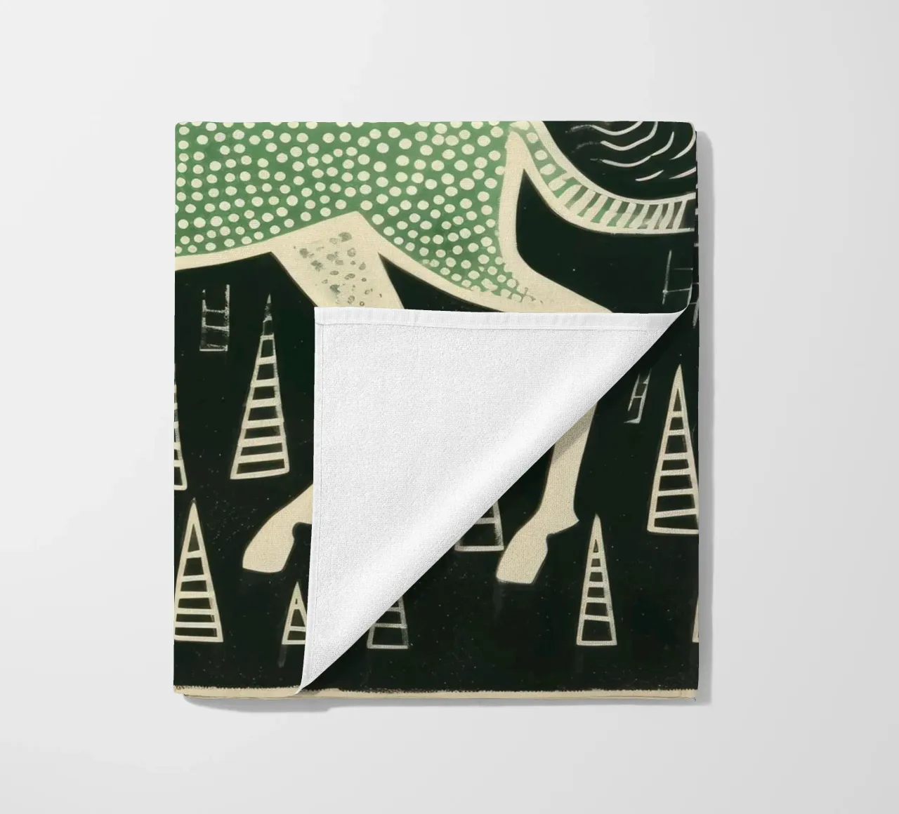 Alce Verde 4 telo mare da Minimal Animal Art