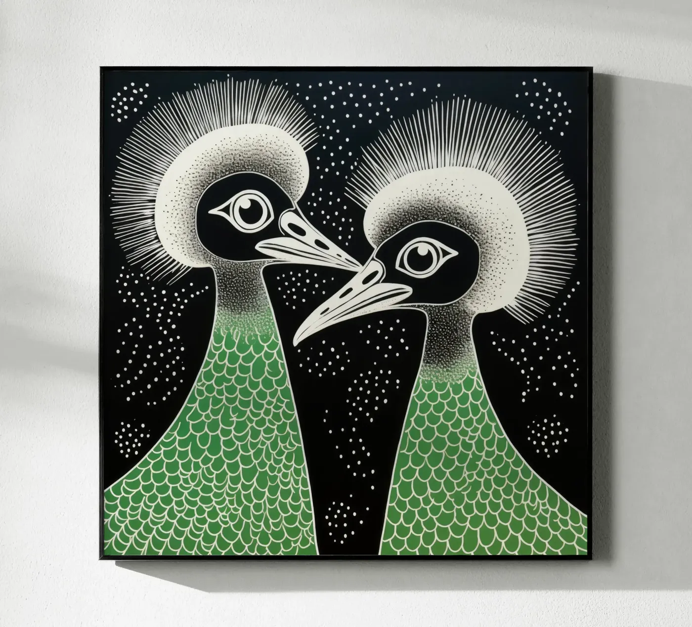 Emù verdi plexiglass da Minimal Animal Art