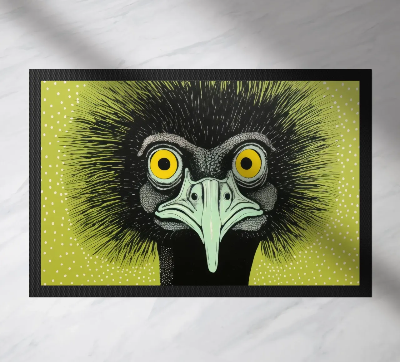 Emu verde 2 zerbino da Minimal Animal Art