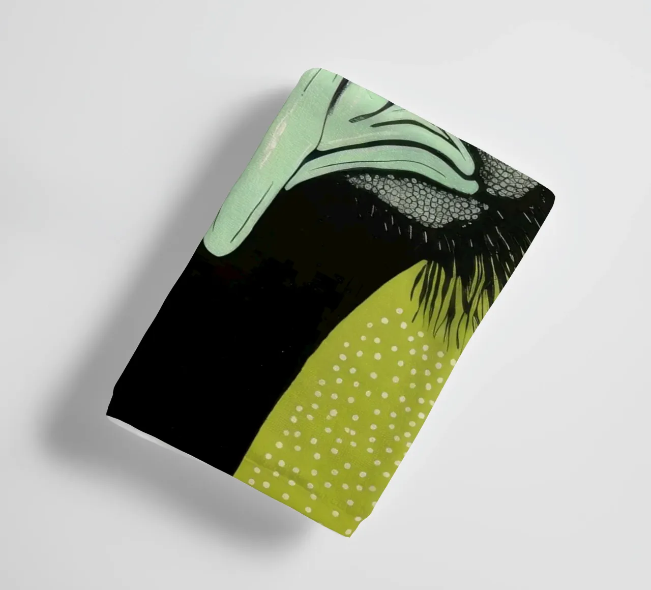 Emu verde 2 asciugamano da bagno da Minimal Animal Art