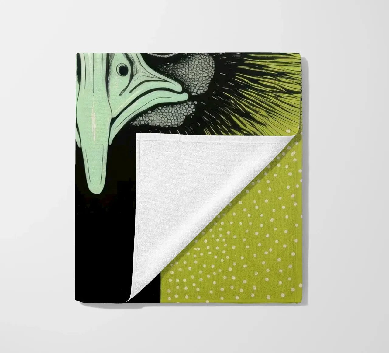 Emu verde 2 telo mare da Minimal Animal Art