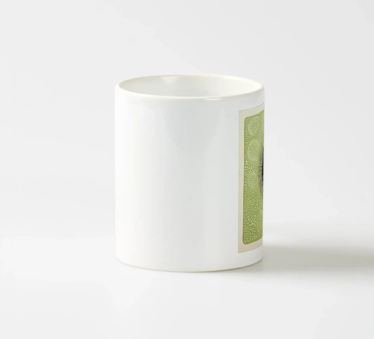 Emu verde 3 tazza in ceramica da Minimal Animal Art