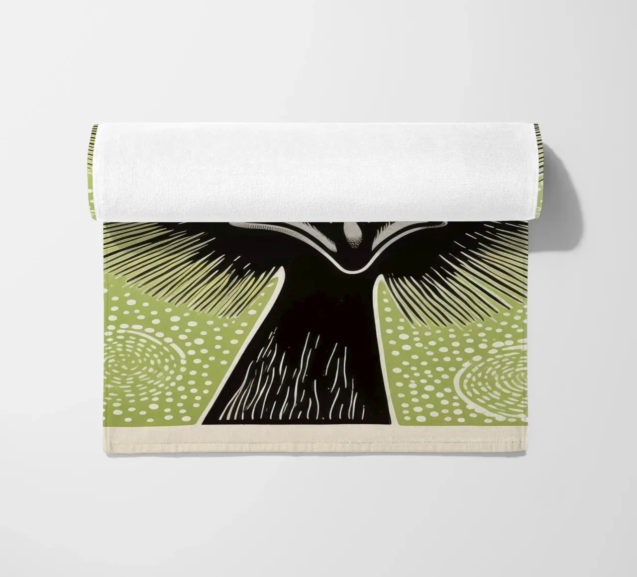 Emu verde 3 telo mare da Minimal Animal Art