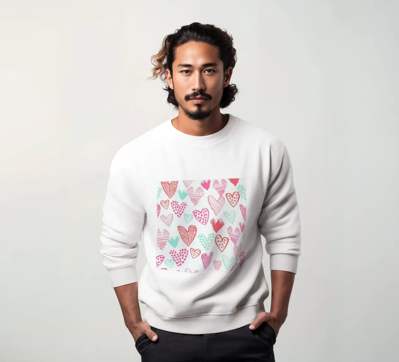 Valentines Pretty Sweatshirt von Charlotte Winter