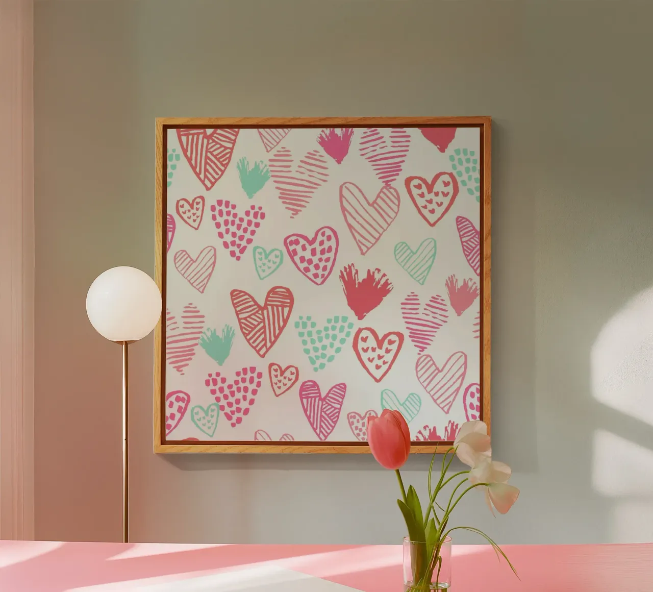 Valentines Pretty plexiglass da Charlotte Winter