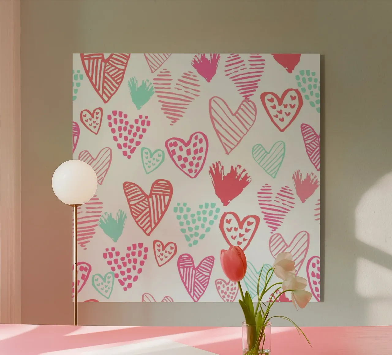 Valentines Pretty plexiglass da Charlotte Winter