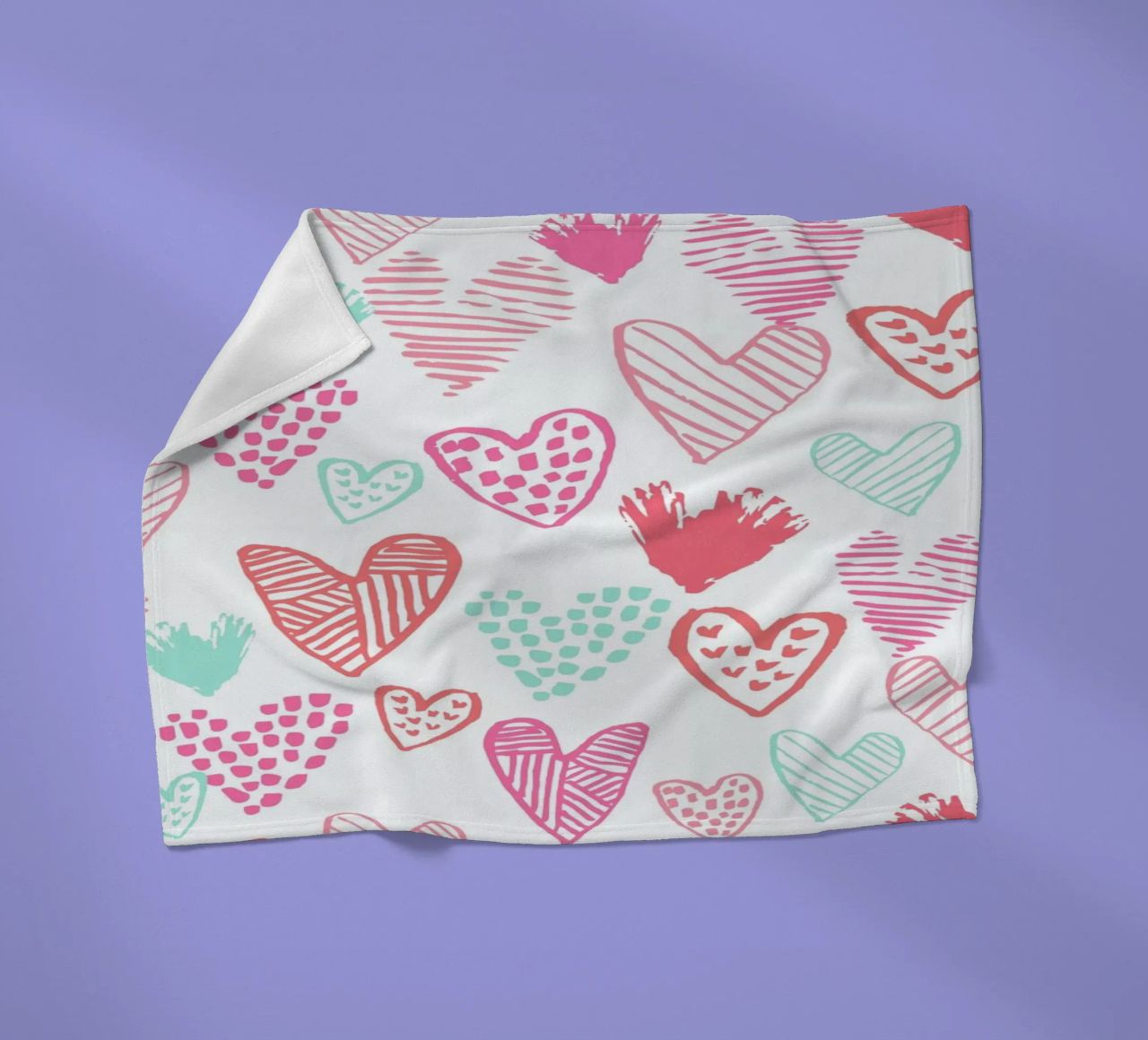 Valentines Pretty coperta in pile da Charlotte Winter