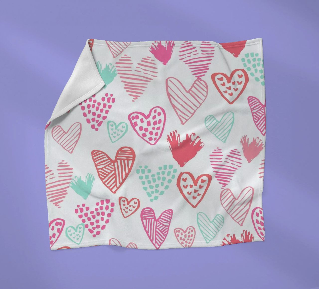 Valentines Pretty coperta in pile da Charlotte Winter