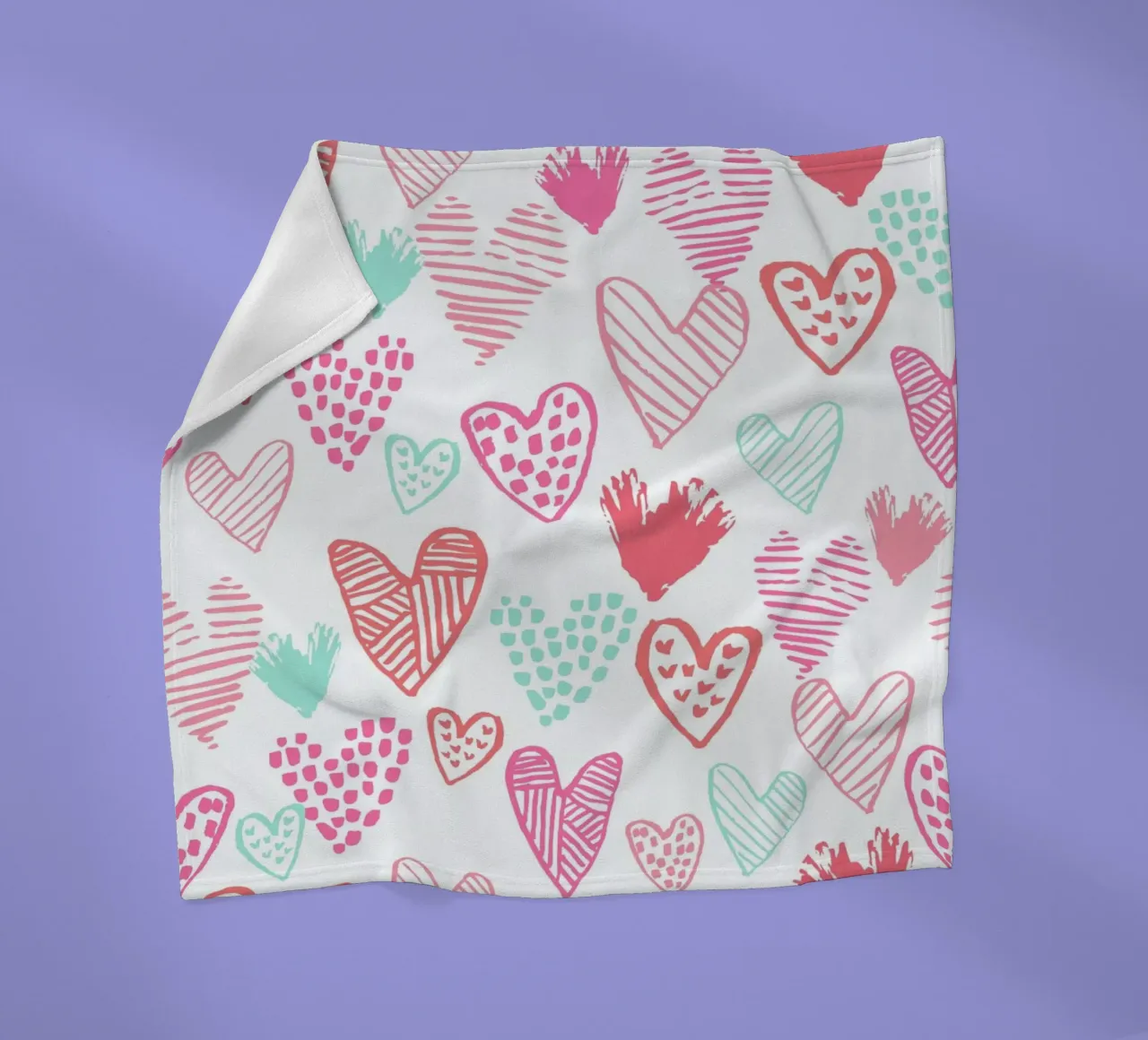 Valentines Pretty coperta in pile da Charlotte Winter