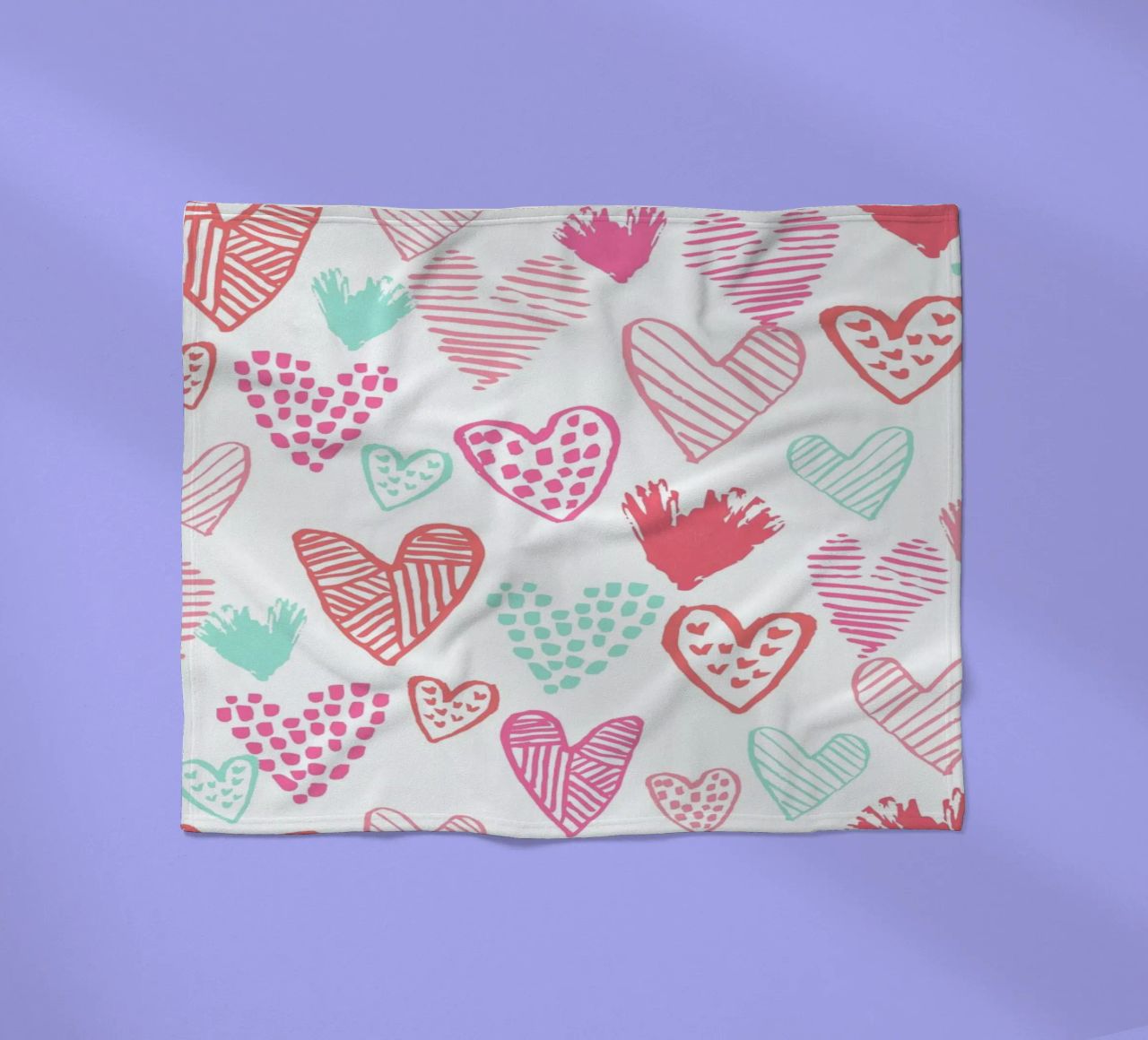 Valentines Pretty coperta in pile da Charlotte Winter
