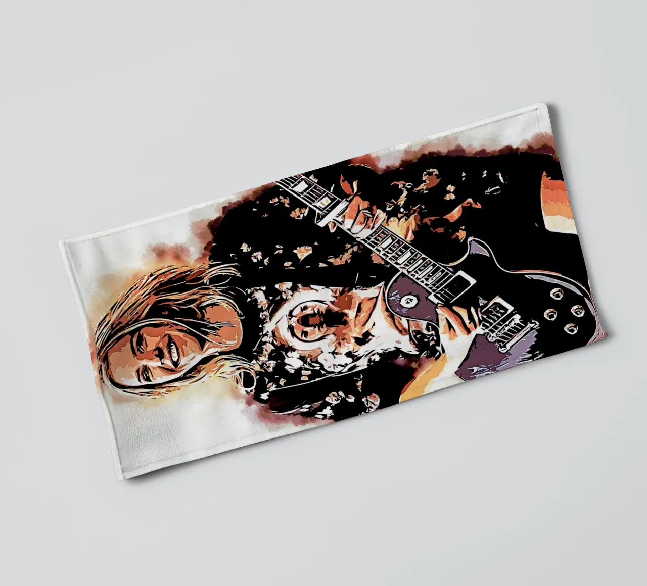 Art of Ellie Goulding towel by neonartroom