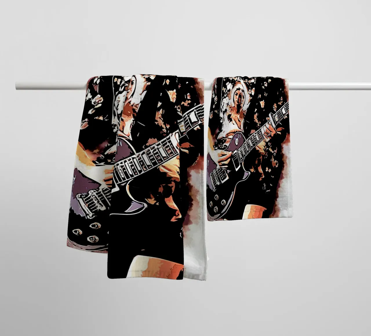 Art of Ellie Goulding towel by neonartroom